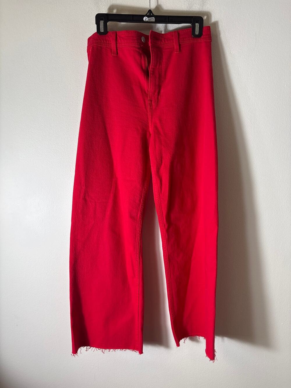 Pistola Red Wide Leg Denim Sz 27